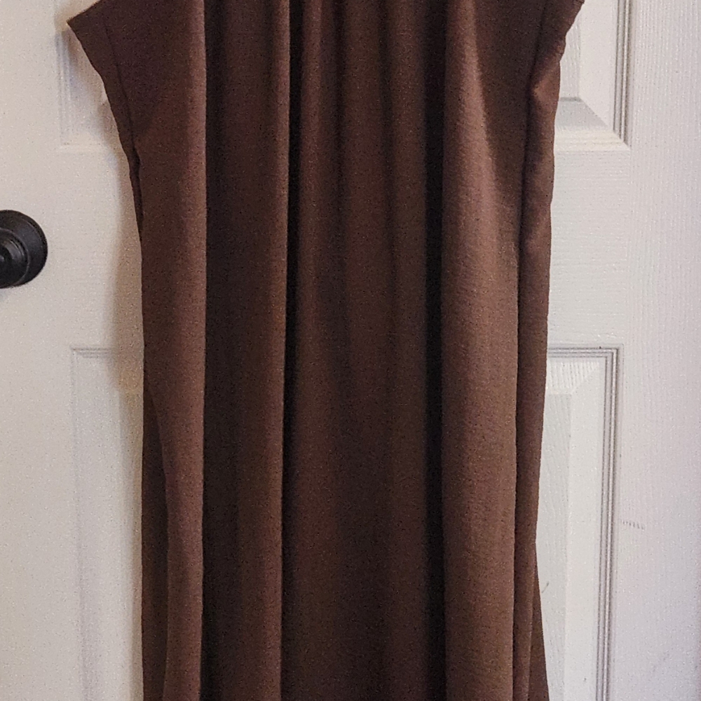 Brown Sleeveless Dress